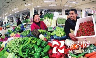 新春佳節臨近吉林各地蔬菜市場供應充足