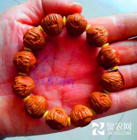 6-小猴頭核桃手串-雕刻-100